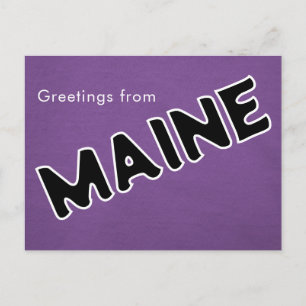 Postal Purple Maine
