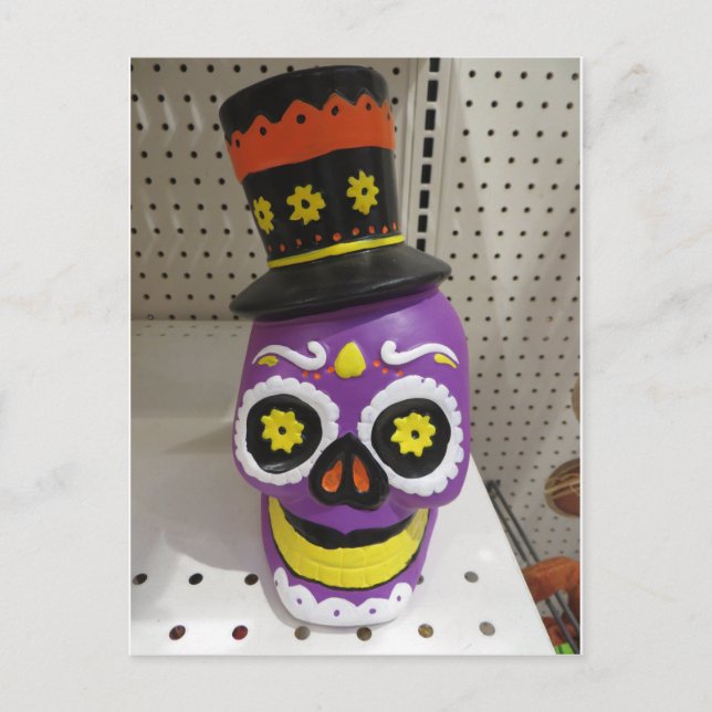 Postal Purple Skull (Anverso)
