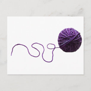 Postal Purple Yarn Ball