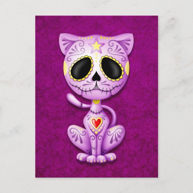 Postal Purple Zombie Sugar Kitten (Anverso)
