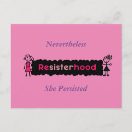 Postal Púrpura Rosa, Sin Embargo, Persistió A La Política