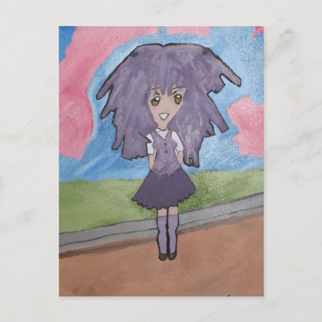 Postal "Púrpura Salvaje" (Anverso)