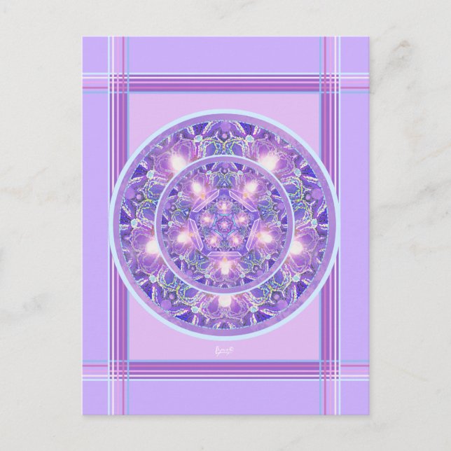 Postal Púrpura W1 (Anverso)