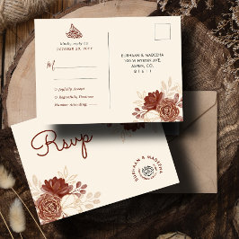 Postal Purpurina de oro de lino acuarela Matrimonio musul