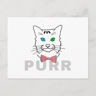 Postal Purr de gato
