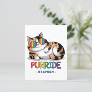 Postal Purride - Orgullo Gato de Guay LGBTQ