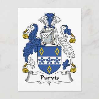 Postal Purvis Family Crest