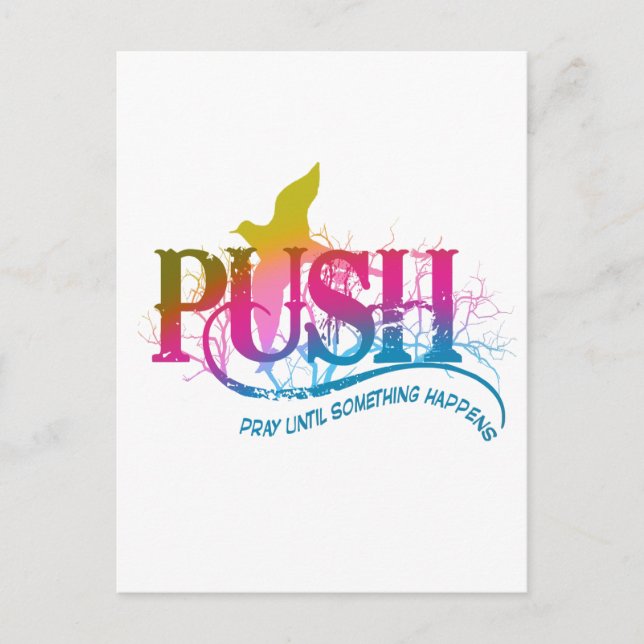 Postal PUSO arcoiris (Anverso)