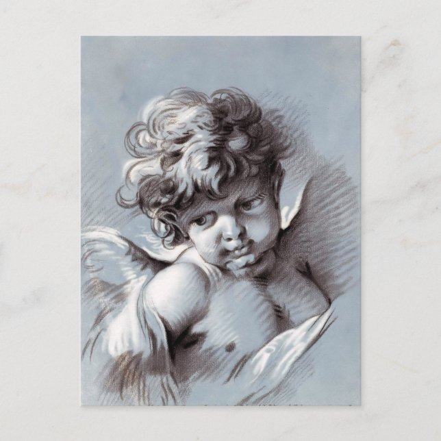 Postal Putto 2 (aproximadamente 1756-1776) de Gilles Dema (Anverso)