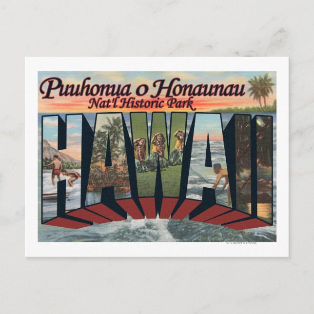 Postal Puuhonua o Honaunau Park, Hawaii (Anverso)