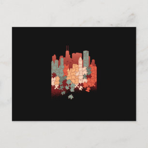 Postal Puzzle de ciudad