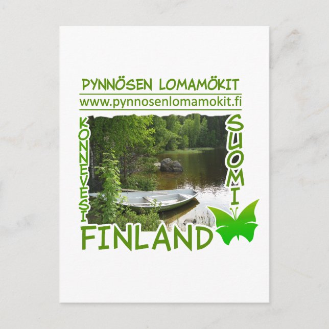 Postal Pynnösen Lomamökit - personalizar (Anverso)