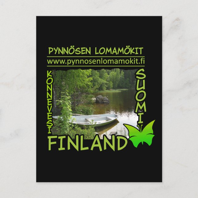 Postal Pynnösen Lomamökit - personalizar (Anverso)