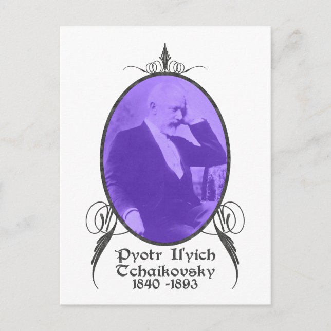 Postal Pyotr Il'yich Tchaikovsky (Anverso)