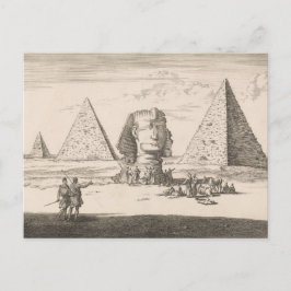 Postal Pyramiden en Sfinx van Gizeh (1698) por Jan Luyken