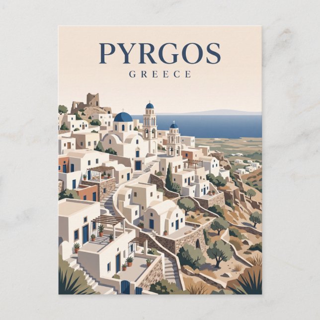 Postal Pyrgos Grecia (Anverso)