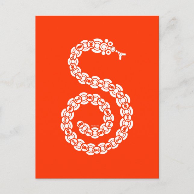 Postal Python inalámbrico (Anverso)