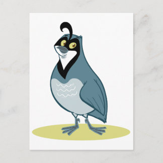 Postal Q es para Quail