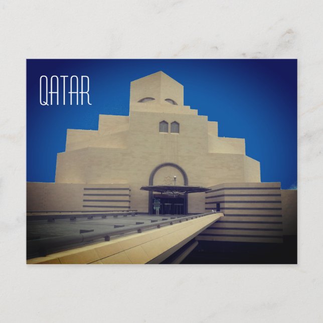 Postal qatar del museo doha (Anverso)