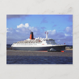 Postal QE11 En el río Mersey, Liverpool UK