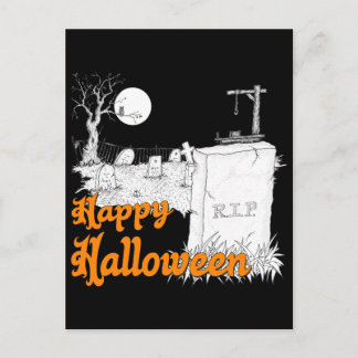 Postal QEPD de Halloween