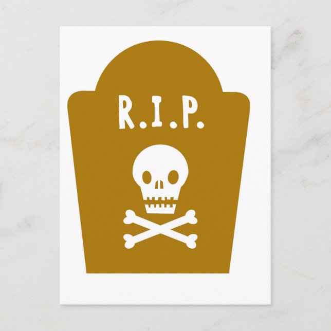 Postal QEPD Skull (Anverso)