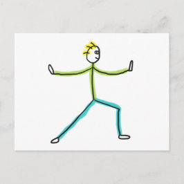 Postal Qigong Stickman