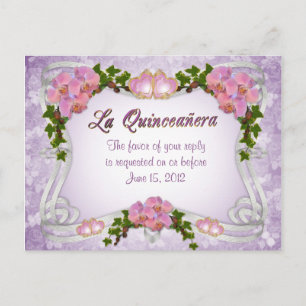 Postal Qiuneanera de RSVP