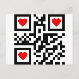 Postal QR-Code-I-Love-You