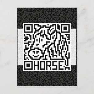 Postal QR Code the Horse