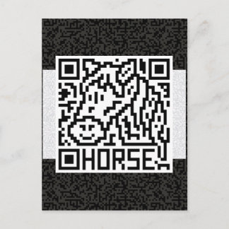 Postal QR Code the Horse