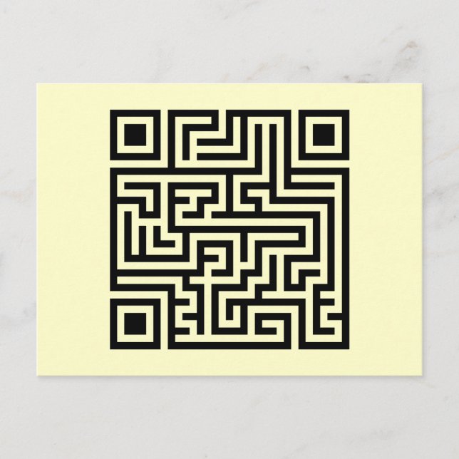 Postal QR Maze (Anverso)