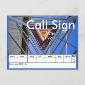 Postal QSL Amateur Radio Tower