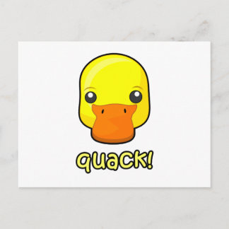 Postal ¡Quack! Pato