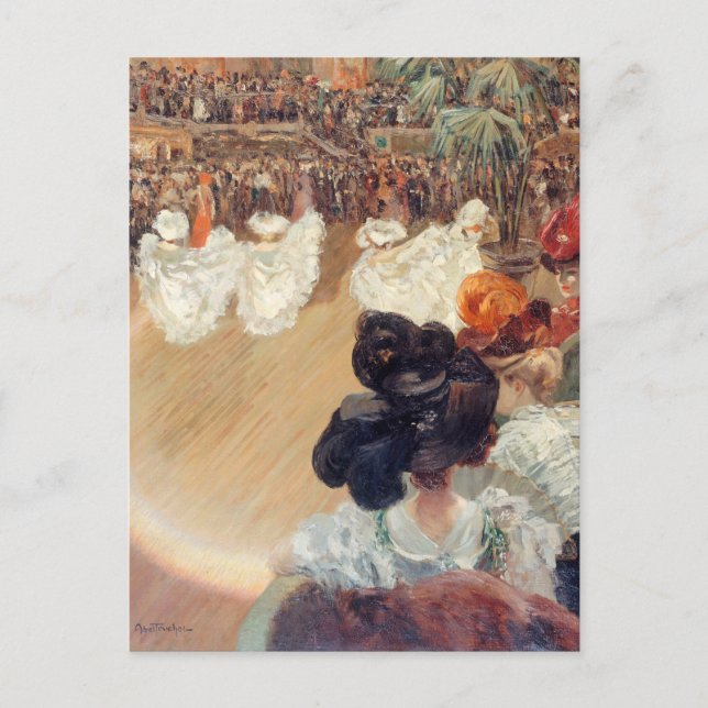 Postal Quadrille au bal Tabarin | Louis Abel-Truchet (Anverso)