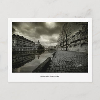 Postal Quais de la Seine, París