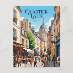 Postal Quartier Latin Francia