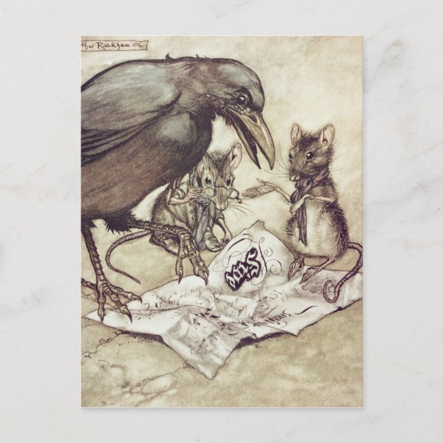 Postal ¡Qué absurdo!", gritó Salomón enfurecido. (Anverso)