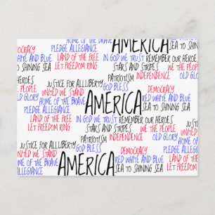 Postal Qué América significa a mí