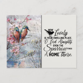 Postal Qué bonito es tu casa O LORD Todopoderoso