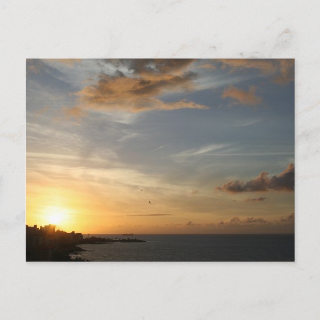 Postal ¡Qué cielo! (Anverso)