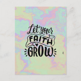 Postal Que crezca tu fe