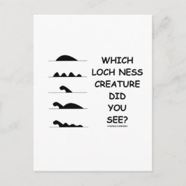 Postal ¿Qué Criatura De Loch Ness Viste?