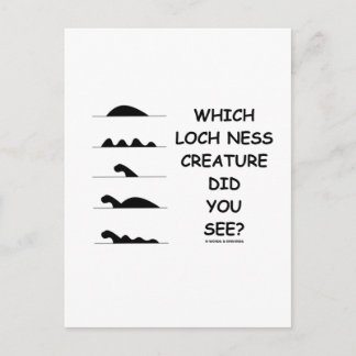 Postal ¿Qué Criatura De Loch Ness Viste?