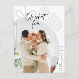 Postal Qué Diversión, Foto Familiar, Felicitación de Navi