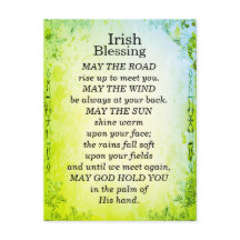 Que el camino se levante para conocerte, bendición