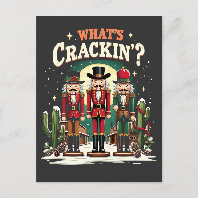 Postal Qué es gracioso de los Navidades de los cactus de  (Anverso)