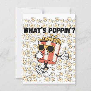 Postal Qué es Poppin’ Popcorn