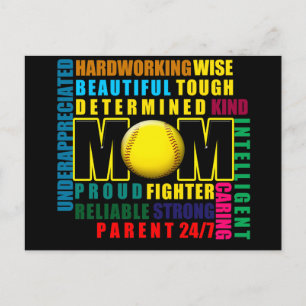 Postal Qué es una copia de Softball Mom.png