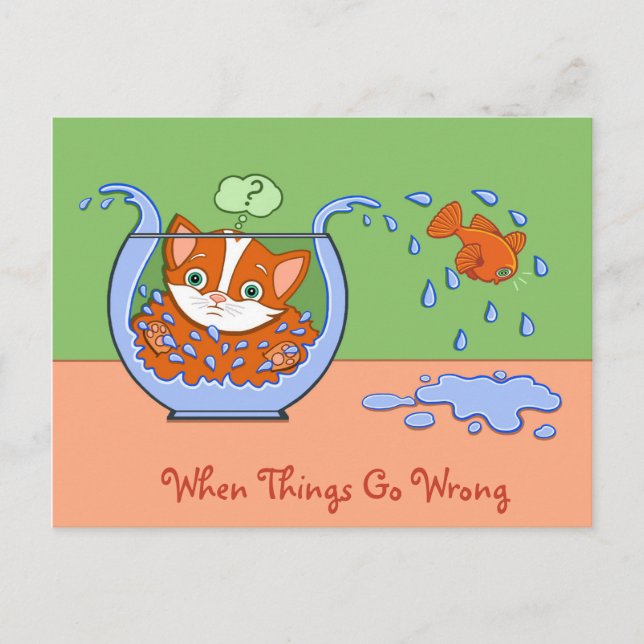 Postal Qué está pasando (Anverso)